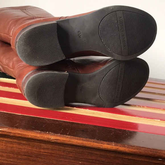 ❣️WIDE CALF Audrey Brooke tall leather boots - Picture 3 of 9